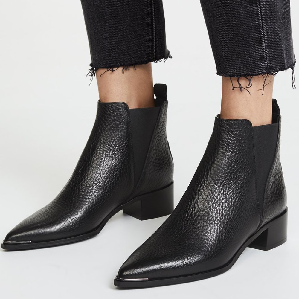 Acne Studios - Jensen Grain Boots Black